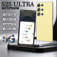 Smartphone China Made S25 Ultra 5G 16GB 1TB Memori Internal Layar OLED 7.3 Inci untuk Pemasok Grosir B2B