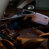 Tira decorativa para Audi A7 C7 2011-2018, luz ambiental dinámica, mejora de la iluminación interior del coche, accesorios para automóvil, lámpara de ambiente.