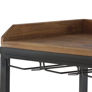 Mini Bar <span class=keywords><strong>para</strong></span> Vinos, Mueble <span class=keywords><strong>Esquinero</strong></span> <span class=keywords><strong>para</strong></span> Exhibición de Whisky, Estante <span class=keywords><strong>para</strong></span> Almacenamiento de <span class=keywords><strong>Licores</strong></span>, Mueble Bar Finley <span class=keywords><strong>para</strong></span> 15 Botellas de Vino <span class=keywords><strong>para</strong></span> Sala de Estar - Product Image 4