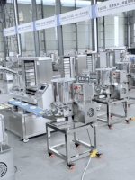 Nouvelle machine automatique à galettes de viande et hamburgers Arepa De Carne 220V haute capacité
