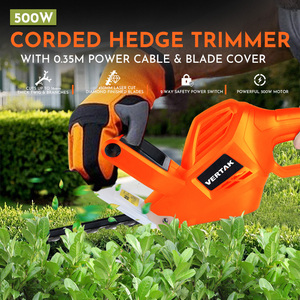 Vertak <span class=keywords><strong>Tagliasiepi</strong></span> Elettrico Potente 500W Senza Utensili, Lama da 450mm, Larghezza di Taglio 16mm, con Cavo - Product Image 4
