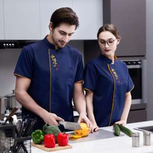 زي مطبخ مخصص أحمر شخصي ، زي موحد لمطبخ الفندق والمطبخ ومطعم الشيف بسعر جيد - Product Image 6