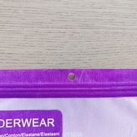 Sac en plastique personnalisé pour vêtements avec impression en gravure, pochette à fermeture éclair à 3 côtés pour l'emballage des vêtements