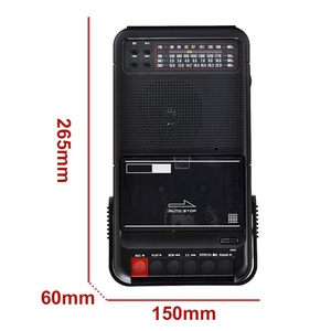 Grabadora y Reproductor de Casetes Multifuncional con Altavoz USB/TF MP3, Portátil, con Energía Solar, Grabadora, Radio Multibanda FM/AM/SW - Product Image 2