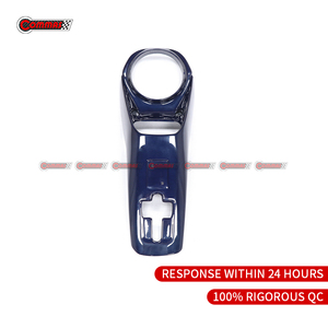 Bule Style Dry Carbon Fiber Engine Lock Cover Cabin <b>Interior</b> Kit for Ferrari 488 OEM Style Engine protection Cover Decoration - Product Image 3