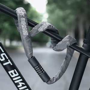 WEST BIKING Serrure à combinaison à mot de passe à 5 chiffres Serrure à chaîne antivol extérieure de sécurité <span class=keywords><strong>pour</strong></span> vélo, moto et <span class=keywords><strong>VTT</strong></span> - Product Image 6