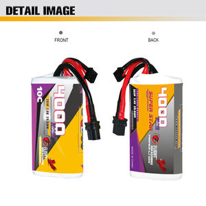 CODDAR 2s 4000MAH毫安时7.4V 10C锂离子锂离子21700电池遥控电池组，用于遥控船车FPV无人驾驶直升机遥控四轴飞行器 - Product Image 6