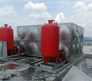 Tanque de Agua Contra Incendios Aislado de Gran Capacidad y <span class=keywords><strong>Alta</strong></span> Calidad, Personalizado, a Precio de Fábrica, con Estación de Bombeo Integrada y Garantía de un Año - Product Image 5