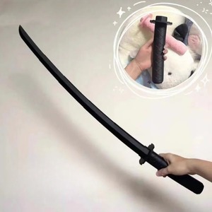 Spada Katana Retrattile Stampata in 3D in Plastica Non Affilata, Accessorio per Cosplay, Halloween, Natale, Spettacoli Teatrali e Decorazioni - Product Image 2