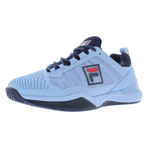 Chaussures pour hommes Fila Speedserve Energized Couleur : Bleu cachemire/Noir marine Rouge Fila 100% authentique - Product Image 1