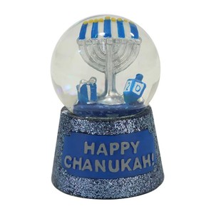 Artigianato in Resina Personalizzato Globo di Neve Hanukkah 45mm Souvenir Ebraico Regalo Globo di Neve Personalizzato per Decorazioni Domestiche Festività Religiose - Product Image 1