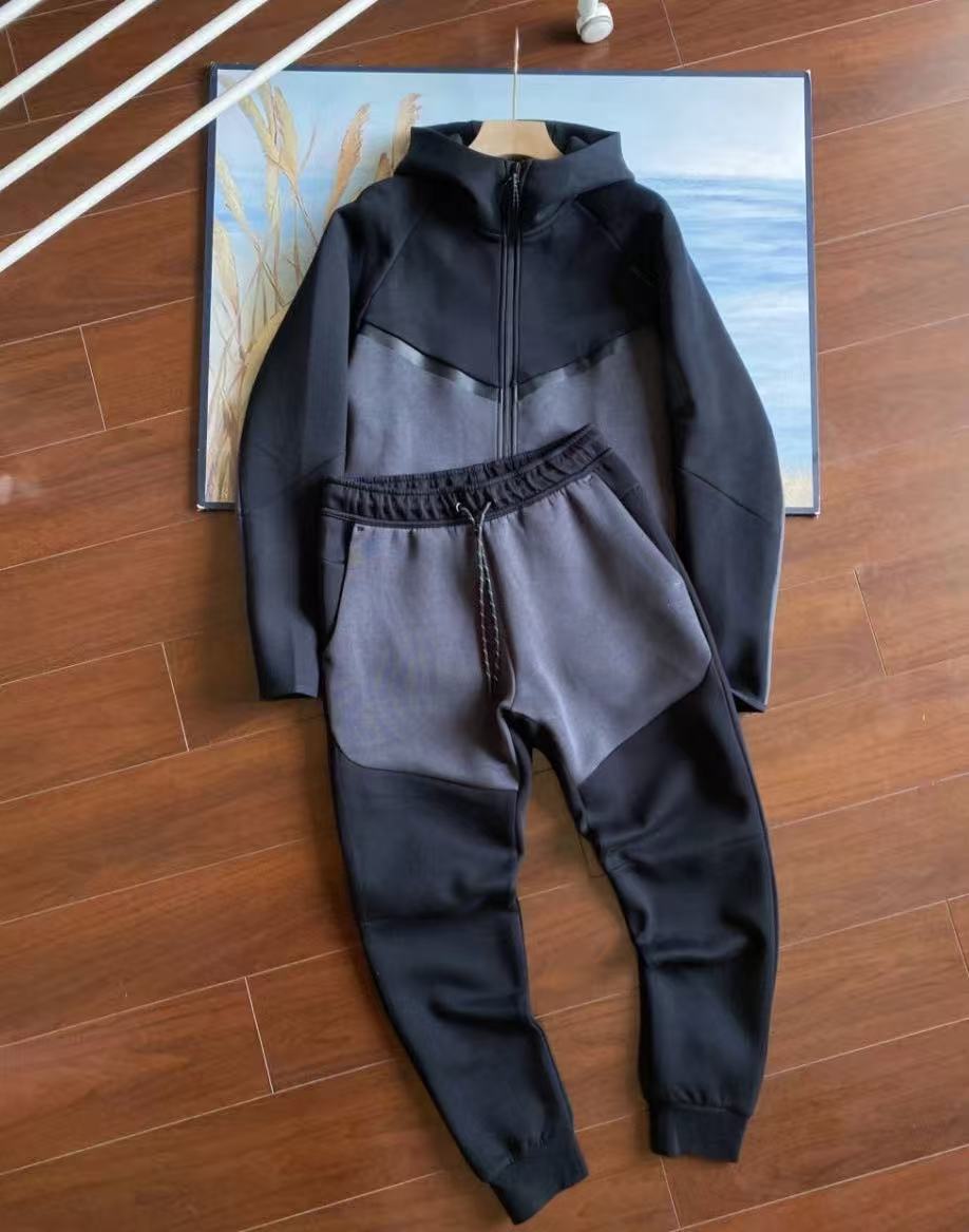 Black and dark gray