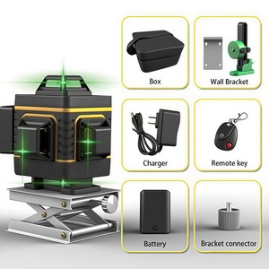 4D 16 Line Green Laser Level Mini High Precision Outdoor Industrial Grade With Li Ion Battery And 3 Year Warranty - Product Image 5