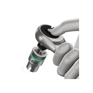 Wera Jeu de clés à douille Zyklop Metal 8100 SB 7 29 pièces 3/8 pouces de largeur à travers les appartements 8-19mm pas de dents 76 hexagone - Product Image 4