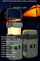Radio OEM DF585 585 FM AM DAB, lanterne de camping, haut-parleur extérieur, woofer, solaire, portable, rechargeable, étanche, haut-parleur intégré