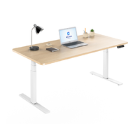 Meubles de bureau ergonomiques motorisés en gros, bureau assis-debout réglable en hauteur à double moteur