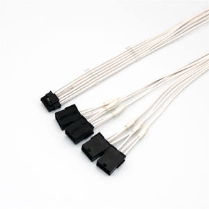 Ekstensi daya GPU PCI-E 5.0, berlapis perak GeForce 4090 Ti 16Pin 600W ATX3.0 12VHPWR ke 2x3X4x8Pin kabel ekstensi adaptor - Product Image 3