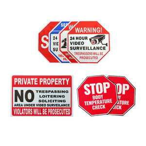 سعر المصنع بالجملة مقاوم للماء الألومنيوم عاكس السلامة المرورية علامات تحذير مخصصة - Product Image 3