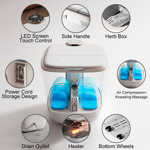 Spa de massage des pieds électrique Smart Home avec <span class=keywords><strong>appareil</strong></span> de <span class=keywords><strong>pédicure</strong></span> de massage à coussin gonflable chauffant et seau de bain-KASJ K3 (100-240V) - Product Image 2