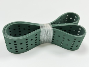 Courroie plate en caoutchouc vert souple antistatique haute élasticité pour machine, courroie de distribution, pièces de machines d'impression, support OEM personnalisé - Product Image 1