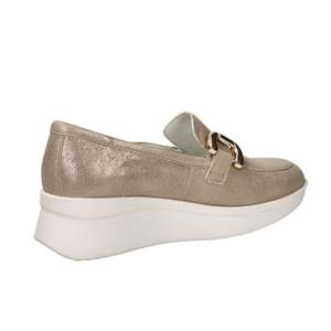 Mocasines de plataforma Cinzia Soft para mujer Platinum IV8622188R - Product Image 4