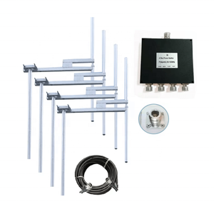 <span class=keywords><strong>Antenne</strong></span> Yagi de diffusion 500w 1kw FM 88-108MHz Din7/16 FemaleN-Femelle avec câble RG213 1/2 ''avec répartiteur de puissance 2 voies 4 voies - Product Image 3