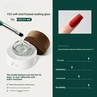 Kit de Vernis Gel UV avec Top Coat – Formule Non Toxique et Écologique, Séchage Rapide, Colle de Base pour Ongles Longue Durée