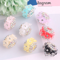 Perles en forme de rose à trou droit pour DIY : chaîne de téléphone portable, porte-clés, sac, stylo