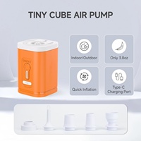 Pompe à air rechargeable pour le camping, petit gonfleur portable, pompe à air rapide, pompe à air pour matelas, piscine, jouet