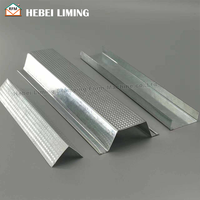 Profilés métalliques légers en acier galvanisé de haute qualité pour ossature de plafond et de mur, profil Omega, pour cloisons sèches