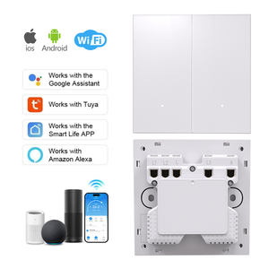 สวิตช์อัจฉริยะพร้อมการควบคุมผ่านมือถือ แอป Tuya Smart Life ควบคุมระยะไกลผ่าน WiFi ดีไซน์บางเฉียบ ป้ายชื่อ DIY สำหรับระบบอัตโนมัติภายในบ้านในตะวันออกกลาง - Product Image 1
