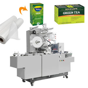 Machine automatique d'emballage 3D de film de cellophane de boîte à thé Machine d'emballage de boîte de chocolat - Product Image 1