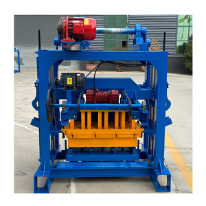 Machine de fabrication de briques creuses à pression hydraulique QTJ4-40 avec PLC et boîte de vitesses à roulements <span class=keywords><strong>pour</strong></span> une haute productivité à usage domestique - Product Image 1