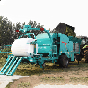 La máquina integrada de envoltura de película de balas redondas con alta densidad de embalaje se utiliza para tallos de maíz de ensilaje - Product Image 4