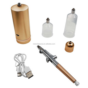 Machine à airbrush pour maquillage avec pistolet pulvérisateur rechargeable par USB, kit de beauté pour le visage, kit pour les ongles, pour les tatouages, la coloration des gâteaux, la peinture de modèles, le spa à domicile - Product Image 6