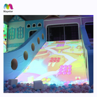 Système interactif de projection de plancher de glissière de jeu de projecteur de glissière d'enfant AR de plancher pour le terrain de jeu
