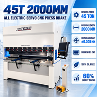 Presse plieuse CNC servo électrique de haute précision 45T 2000mm sans huile et à économie d'énergie pour la fabrication de pièces électroniques et médicales