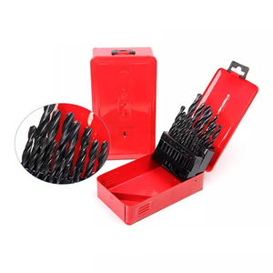 19 buah/25 buah Set mata bor putar HSS 1-10mm / 1-13mm untuk kayu - Product Image 2
