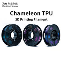Filamen Cetak 3D Premium Chameleon TPU 95A 210 ° -240 ° Filamen Termokromik untuk Mainan Mandi dan Mainan Air Anak-anak