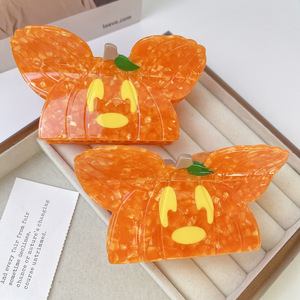 Pinza para el pelo <span class=keywords><strong>de</strong></span> calabaza y ratón con flor <span class=keywords><strong>de</strong></span> miel, accesorio para el cabello <span class=keywords><strong>de</strong></span> Halloween, pinza grande <span class=keywords><strong>de</strong></span> acetato <span class=keywords><strong>de</strong></span> celulosa <span class=keywords><strong>de</strong></span> <span class=keywords><strong>Mickey</strong></span> <span class=keywords><strong>de</strong></span> 11cm para mujer - Product Image 2