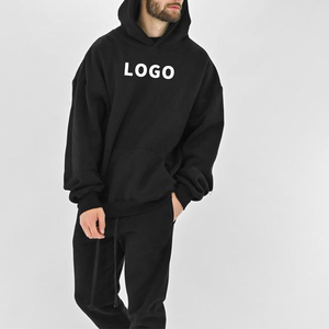 เสื้อฮู้ดสวมหัวสไตล์วินเทจสำหรับผู้ชายไซส์พิเศษพิมพ์ลายปักโลโก้ผ้าฝ้าย100% ทันสมัยสำหรับฤดูใบไม้ร่วง - Product Image 6