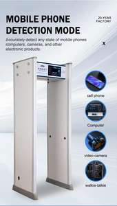 Çekim kayıtları ile yüksek hassasiyetli profesyonel uzaktan kumandalı engellenebilir erişilebilir JH-5EPRO Metal dedektörü - Product Image 2