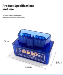 Siêu Mini ELM 327 cho Bluetooth 5.1 Auto <span class=keywords><strong>OBD2</strong></span> Scanner xe Mã chẩn đoán công cụ đọc V2.1 - Product Image 6