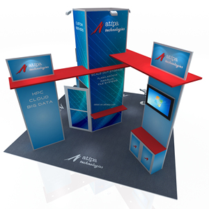 Detian 20x20 Modular gian hàng đứng khung nhôm & triển lãm bằng gỗ hệ thống cho triển lãm thương mại hiển thị được cung cấp bởi thiết kế - Product Image 2