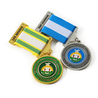 Médaille personnalisée en alliage de Zinc 3D en émail doux avec ruban, haute qualité, coffret cadeau