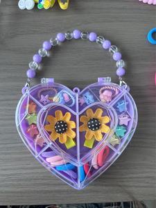 Cuentas de Colores para el Cabello, Lindas Pinzas para el Cabello, Lazos Elásticos para el Cabello, Caja de Regalo para Niñas - Product Image 3