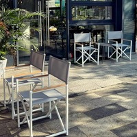 Chaise pliante de camping Villa Park Beach en alliage d'aluminium robuste, portable et isolée, au design minimaliste moderne