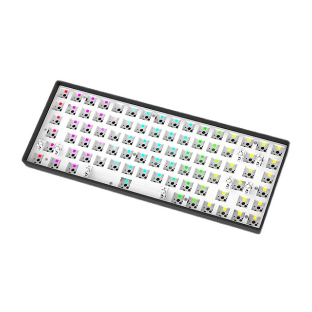 DK84 Mechanical Keyboard Kit Wireless Tri-mode RGB Hot-swap Gasket Structure Gaming Keyboard Diy Custom Mini Keyboards