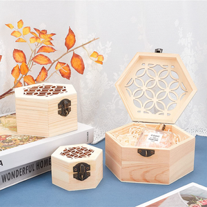 Cá Nhân Độc Đáo Mộc Mạc Đồ Trang Sức Bao Bì Đồ Trang Sức Bằng Gỗ Hộp Đám Cưới Hộp Nhẫn Gỗ Mang Cho Chiếc Nhẫn/Quà Tặng Lưu Trữ - Product Image 5