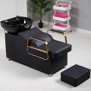 Mobilier de Barbier : <span class=keywords><strong>Bac</strong></span> à Shampooing et Fauteuil <span class=keywords><strong>pour</strong></span> Salon de Coiffure - Product Image 6